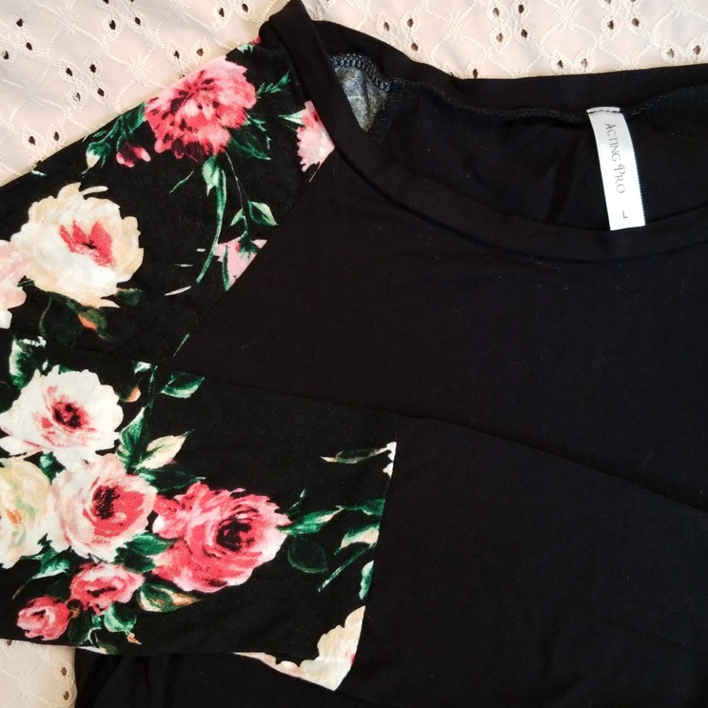 Floral Sleeve top